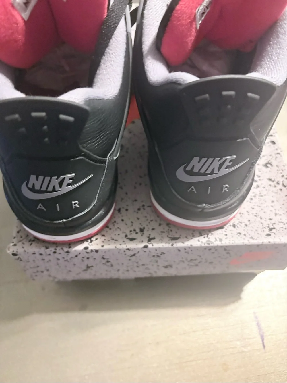 Jordan Kids Black and Pink Flight Sneakers
